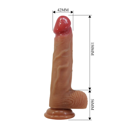 PRETTY LOVE Lisle reālistisks silikona dildo ar piesūcekni (20.6 cm)