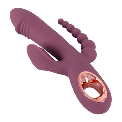 You2Toys Slim Plum trīskāršas stimulācijas vibrators