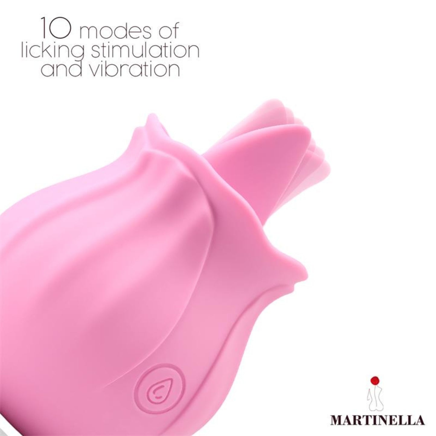 Клиторальный стимулятор MARTINELLA с подвижным язычком