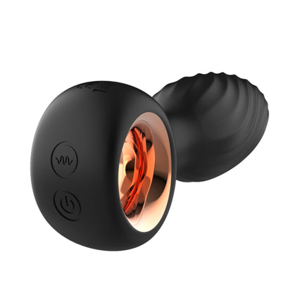 Rotējošs anālais vibrators ar tālvadības pulti BS SMART Aisi (prece no aizmugures)
