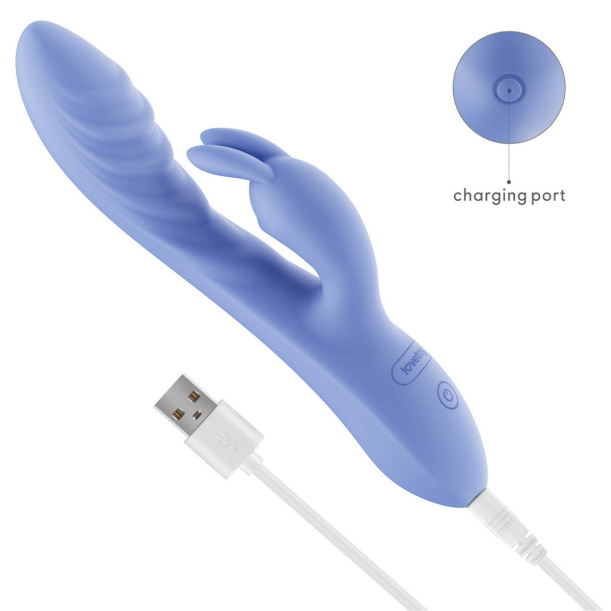 LOVETOY L'Allure Swirl vibrators ar USB uzlādi