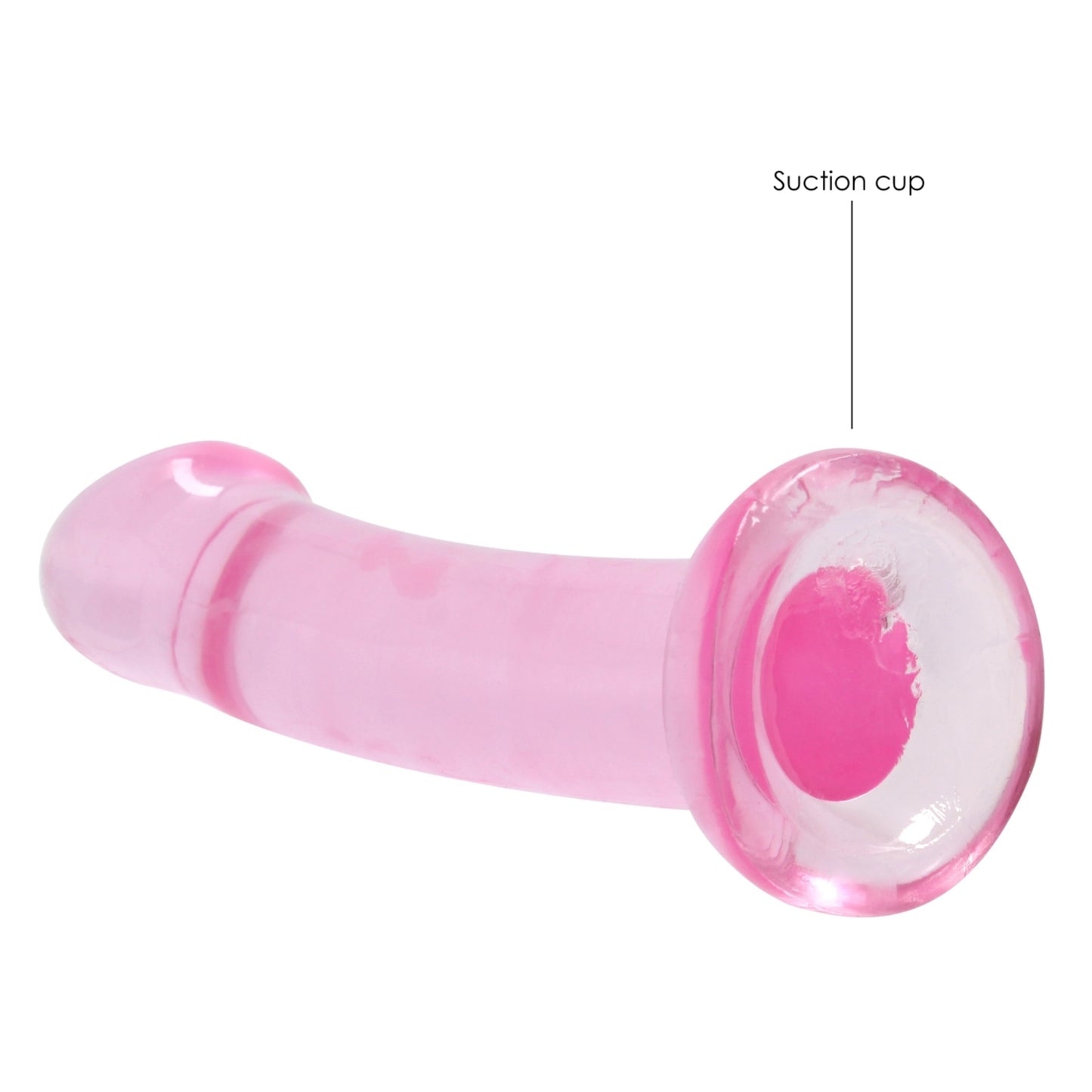 RealRock Crystal Clear Dildo (17 cm)