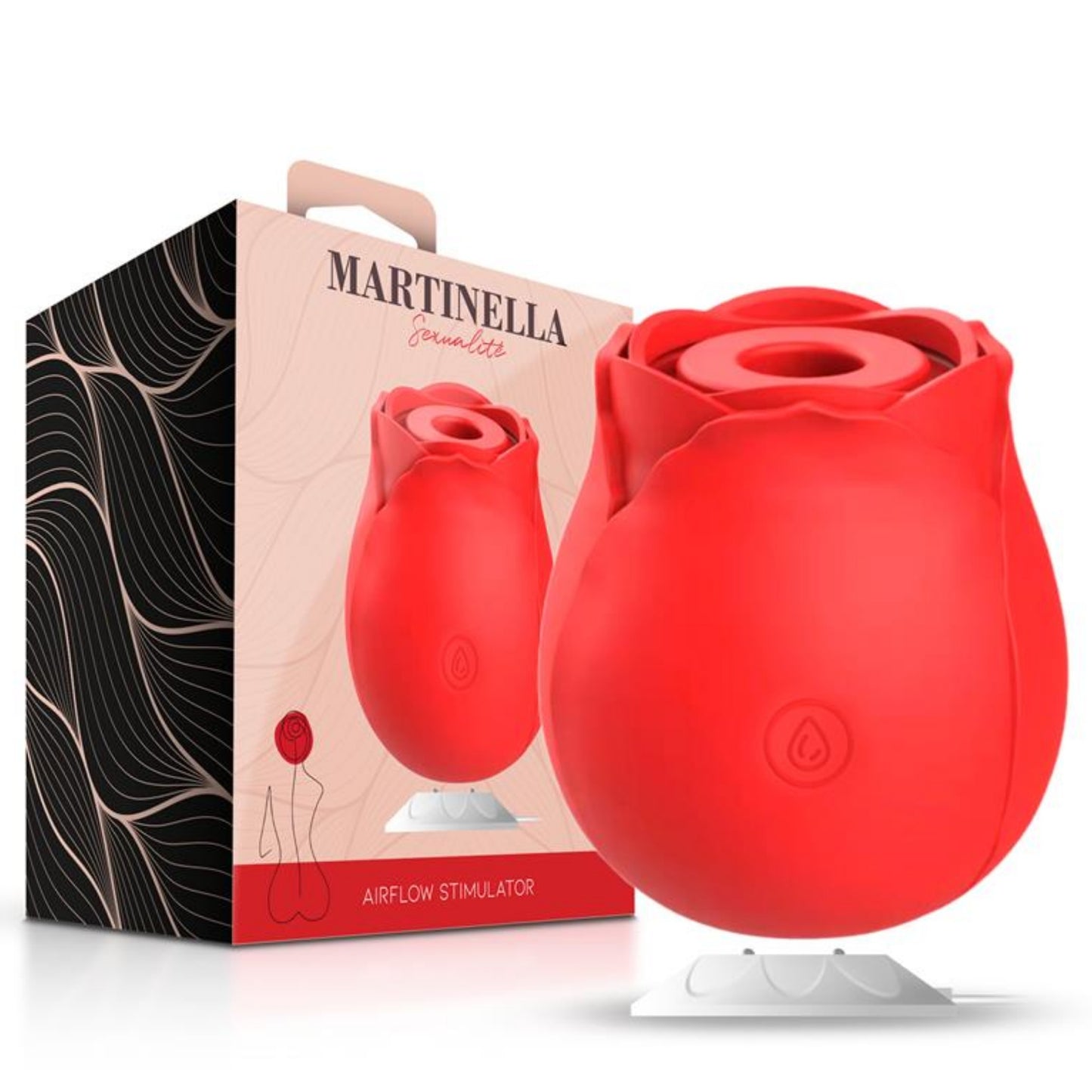 MARTINELLA Rose klitora gaisa plūsmas stimulators ar iepakojumu
