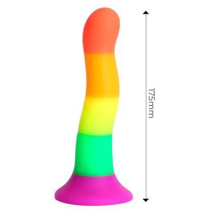 DILDOX BY ENGILY ROSS - Varavīksnes Krāsas Dildo 18 cm