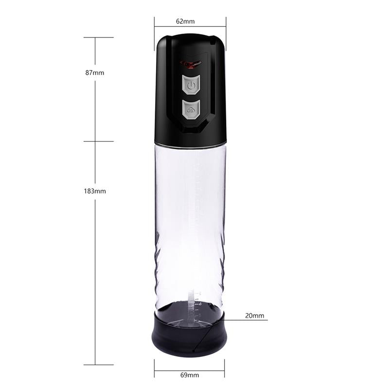 Dzimumlocekļa vakuuma sūknis BOOST PUMPS PSX10 Crystal