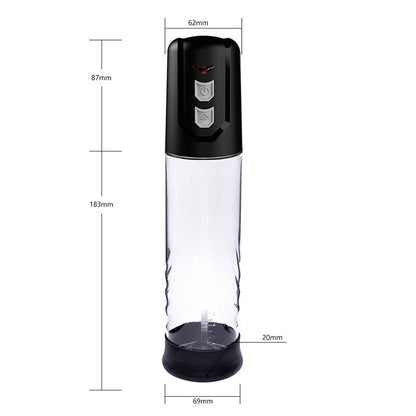 Dzimumlocekļa vakuuma sūknis BOOST PUMPS PSX10 Crystal