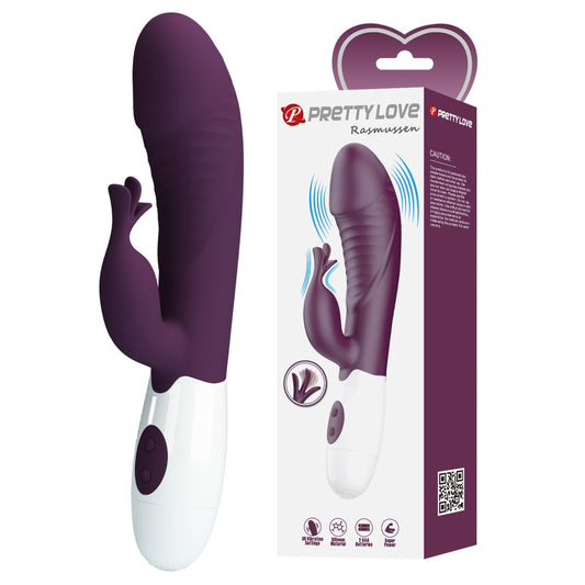 PRETTY LOVE Rasmussen G-punkta vibrators ar klitora stimulāciju