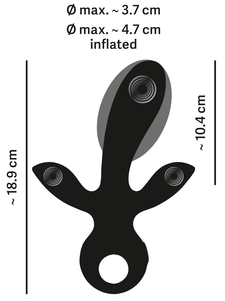 ETERNAL Piepūšams trīskāršas stimulācijas vibrators