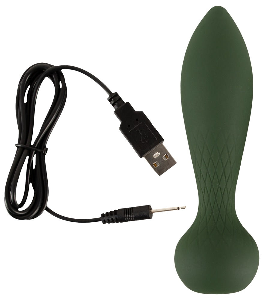 Emerald Love anālais vibrators ar tālvadības pulti