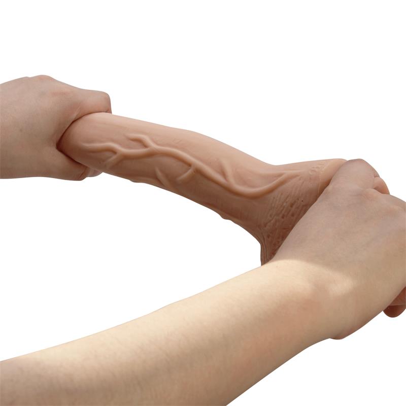 BEAUTIFUL JACK - Vibrating quick orgasm G-spot stimulating dildo (XL 27 cm)