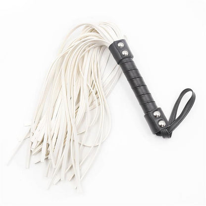 LATETOBED BDSM LINE - Pātagas tipa floggers with double rivets 44 cm