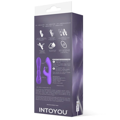 INTOYOU Mauve – Premium Silicone Rabbit Vibrators with 8 Vibration Functions