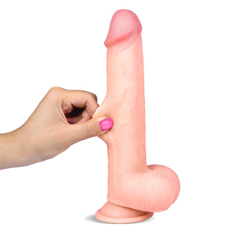 LIKETRUE SLIDY - Realistisks Dildo Pielāgojams ar Dubulto ādu 23 cm