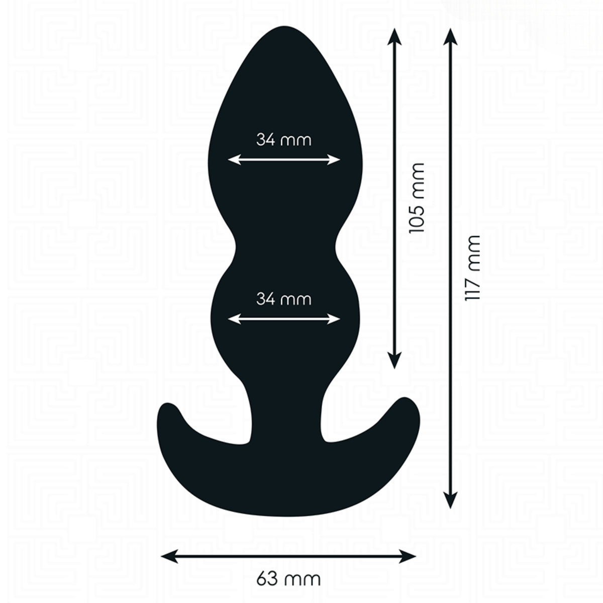 Rinkinys DARKEST TEMPTATION 3, Prostatic Dreamkit – analinio kaiščio dydžiai