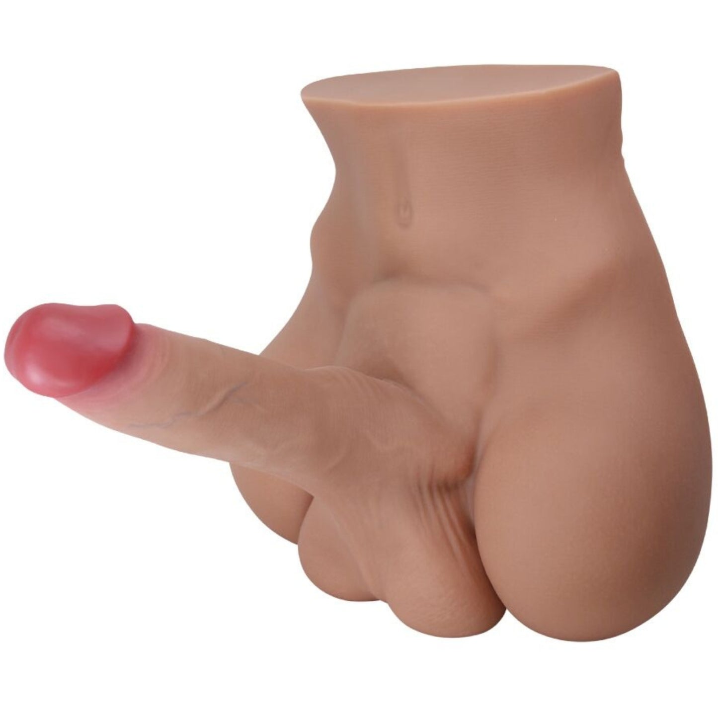 CRAZY BULL Rhyne masturbators ar dildo un anālo atveri