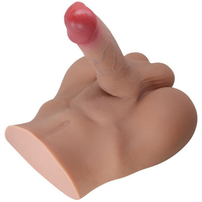 CRAZY BULL Rhyne masturbators ar dildo un anālo atveri