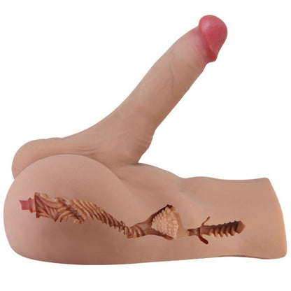 CRAZY BULL Rhyne masturbators ar dildo un anālo atveri