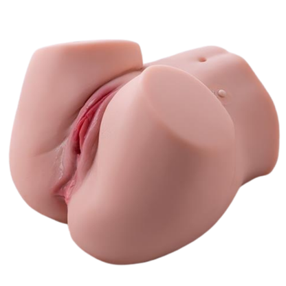 Reālistisks masturbators ar vibrāciju un dubulto kanālu (3.6 kg) – XISE Olga