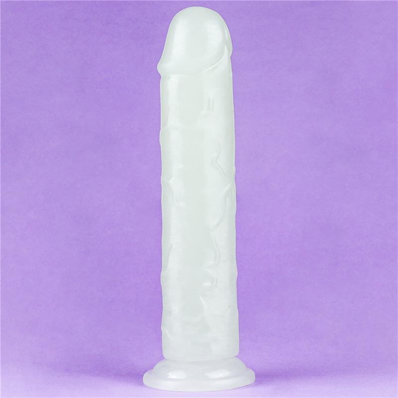 LOVETOY - Tumsā spīdošs dildo Lumino (21 cm)