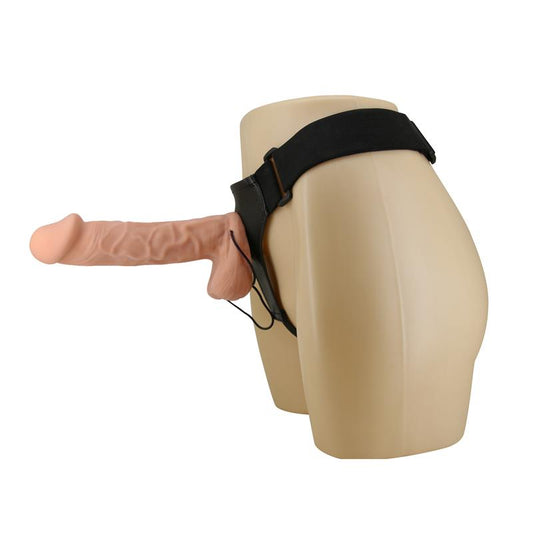 BAILE Vibrējošs Strap-On Dildo ar Regulējamām biksītēm 26 cm