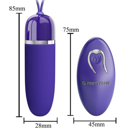 Remote-Controlled Vibrating Egg (12 Modes) – PRETTY LOVE Darlene