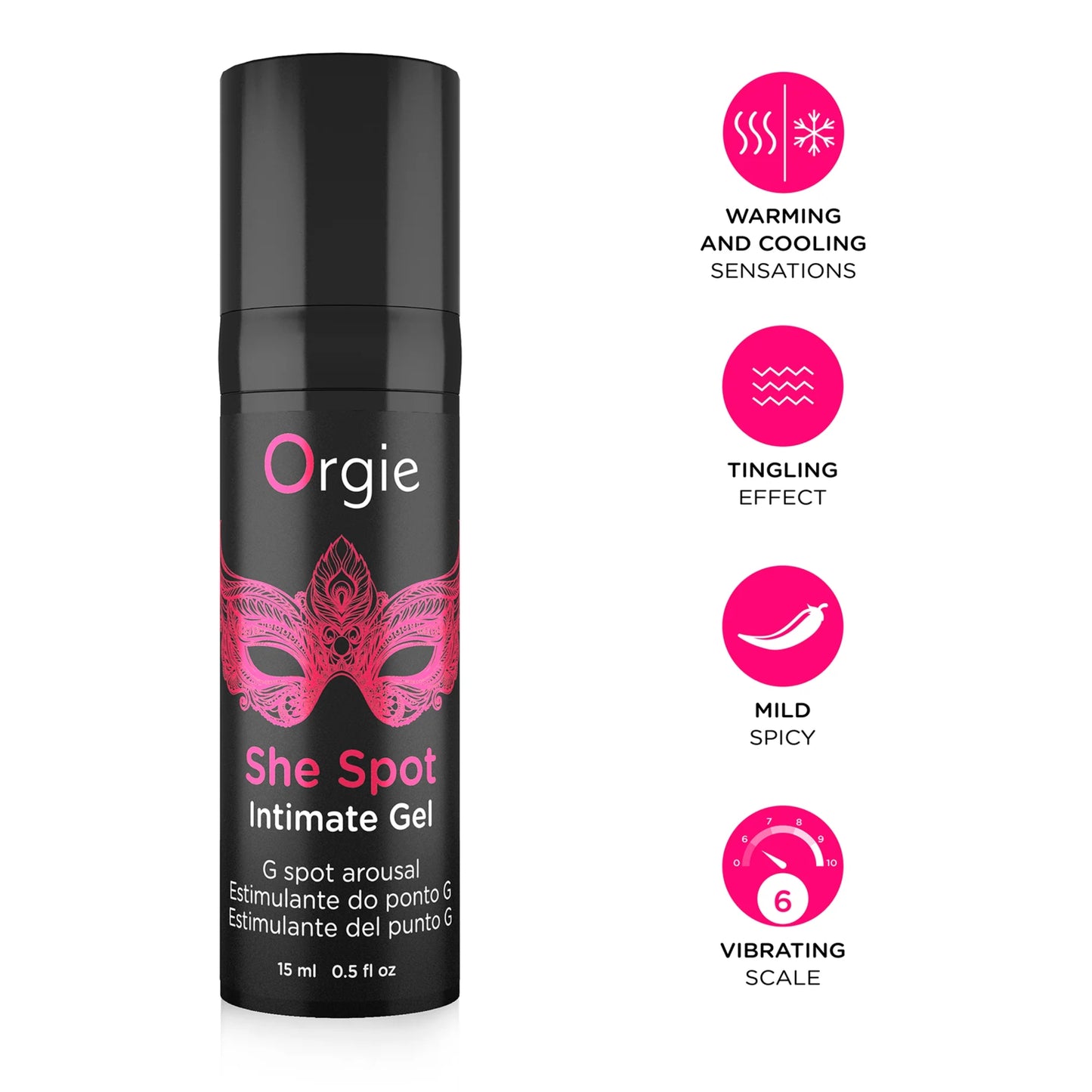 Orgie She Spot - G-punkta stimulējošs gels sievietēm (15 ml)