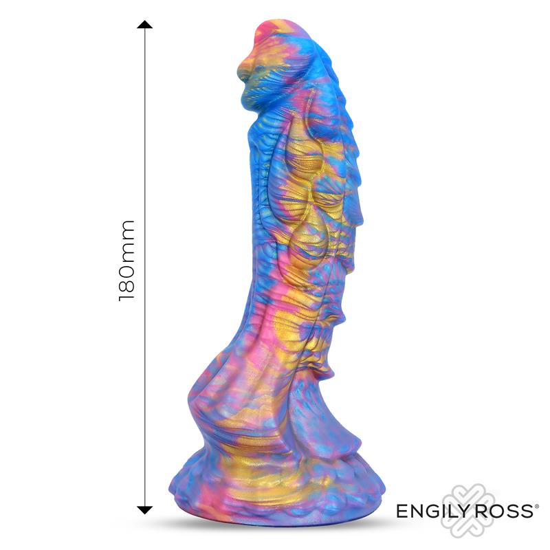 DILDOX BY ENGILY ROSS - Drakeon Liquid Silicone Fantasy Dildo (18 cm)