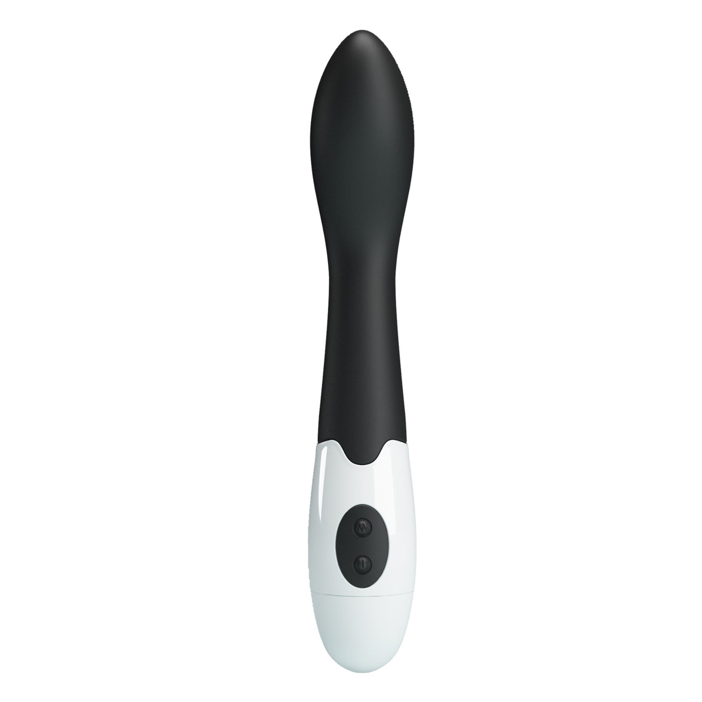 PRETTY LOVE Bishop silikona G-punkta vibrators (melns)