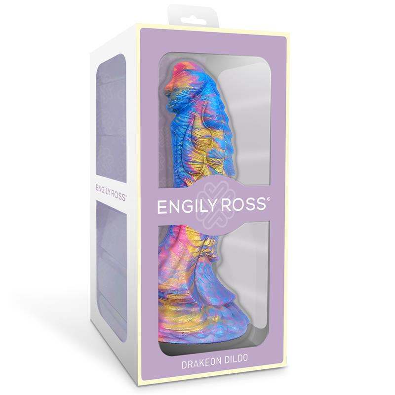 DILDOX BY ENGILY ROSS - Drakeon Liquid Silicone Fantasy Dildo (18 cm)