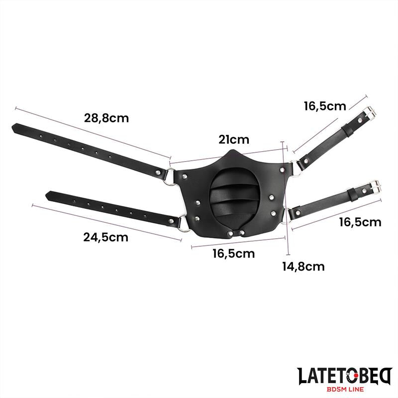 LATETOBED BDSM LINE – Adjustable punk style mask
