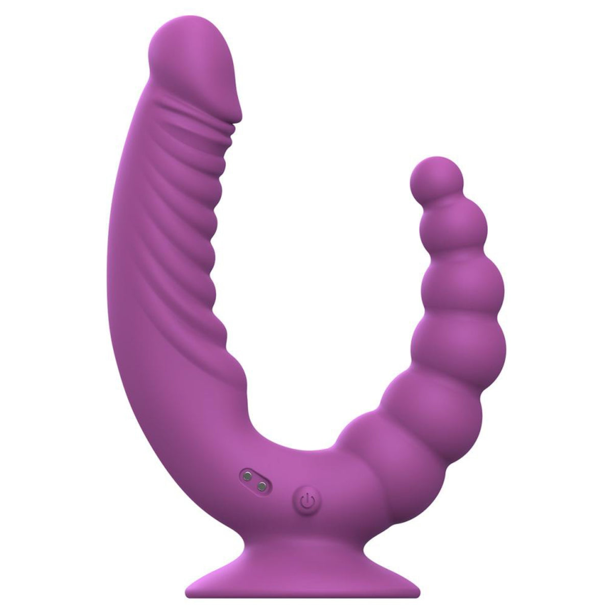 Dubultas stimulācijas vibrējošs dildo ar tālvadību Teazers