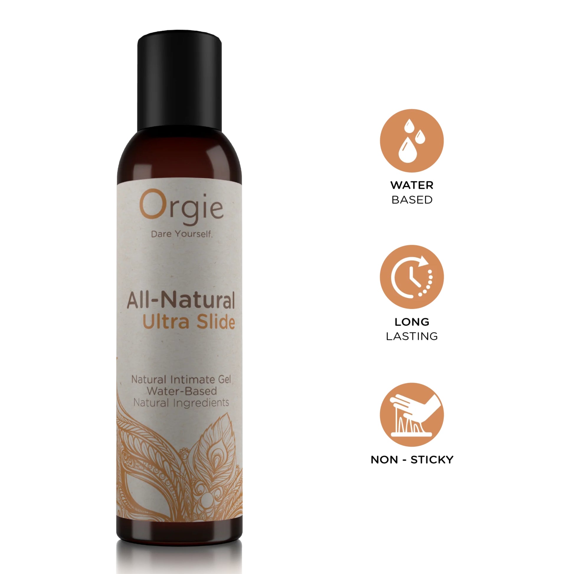Orgie All-Natural Ultra Slide dabisks lubrikants (150 ml)