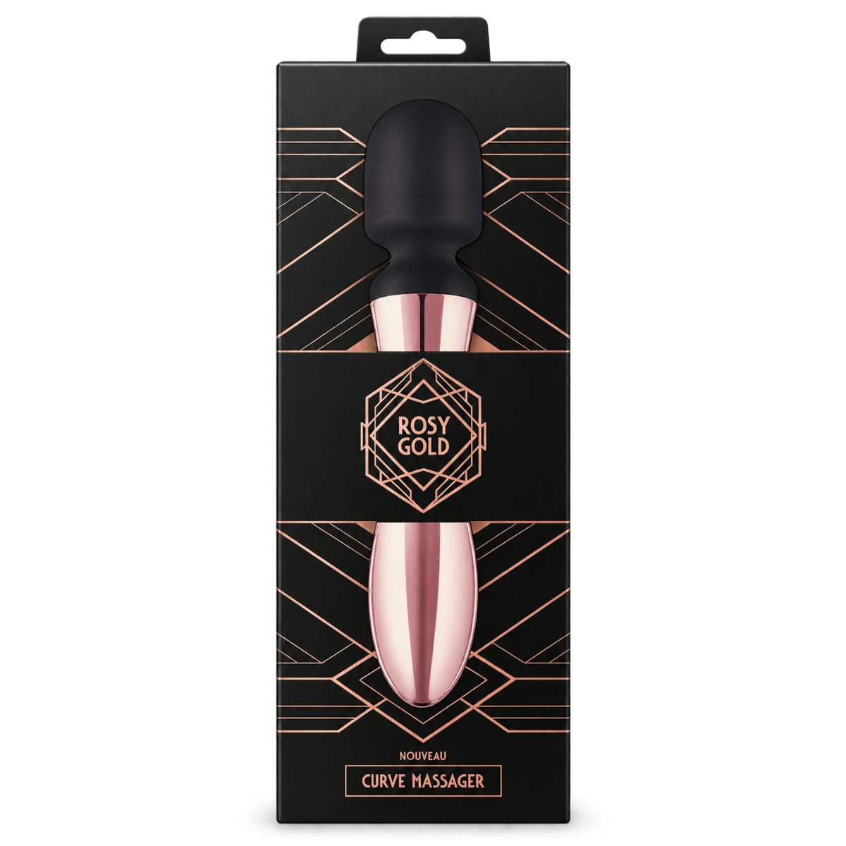Masāžas vibrators Nouveau Rosy Gold - preces iepakojums