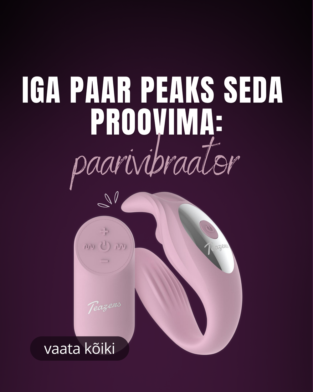 Vibraator paaridele - vibraator paaridele