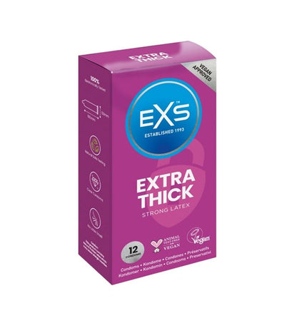 EXS - EXTRA THICK prezervatīvi 12 gab.