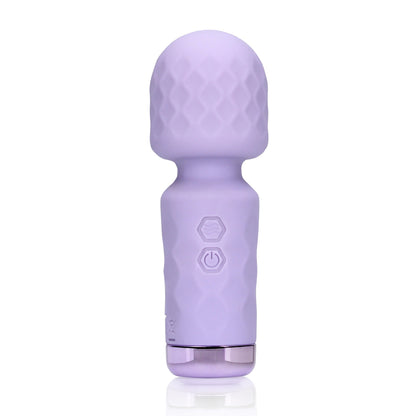 Loveline Mini Wand masāžas vibrators violetā krāsā