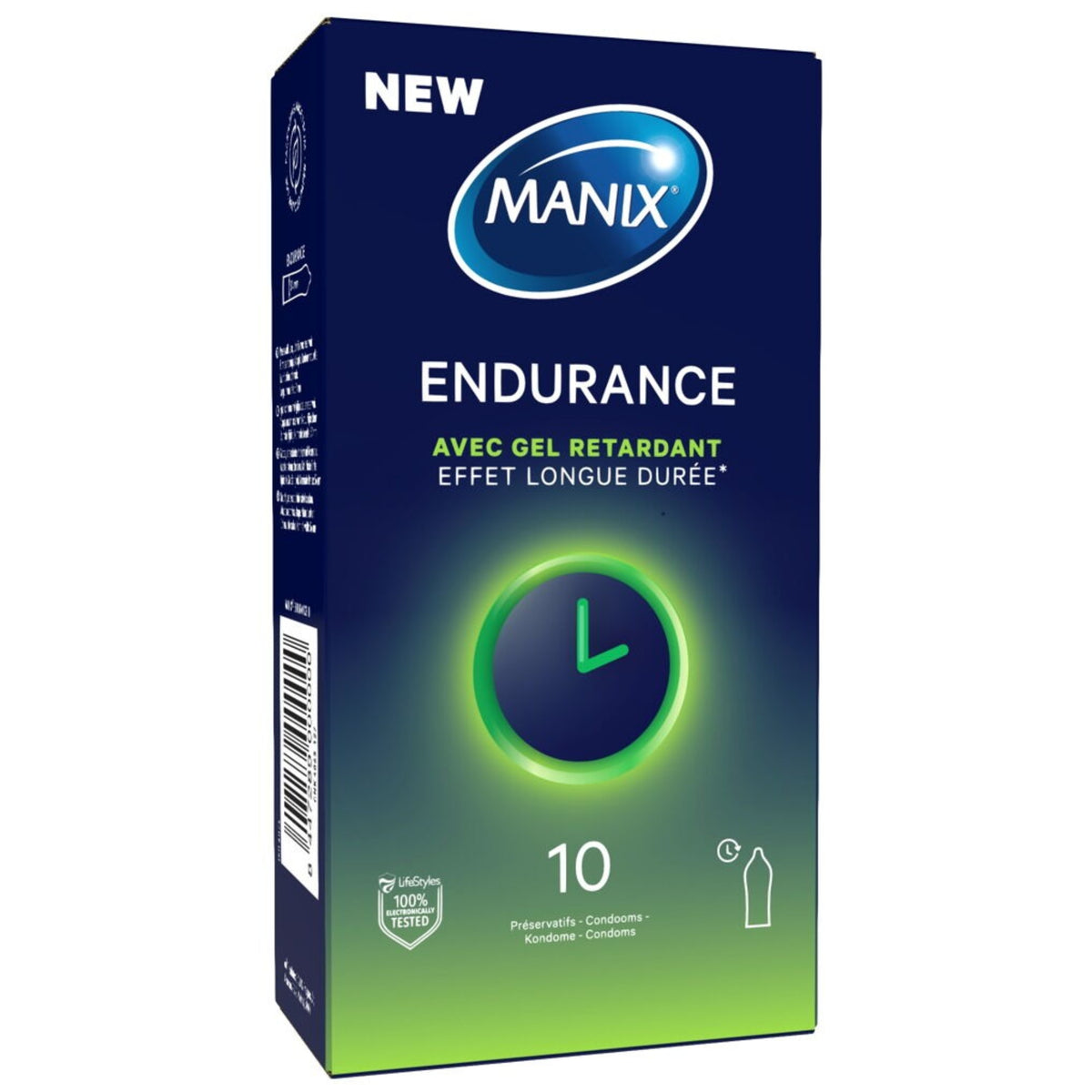 Manix Endurance prezervatīvi ilgākam dzimumaktam (10 gab.)