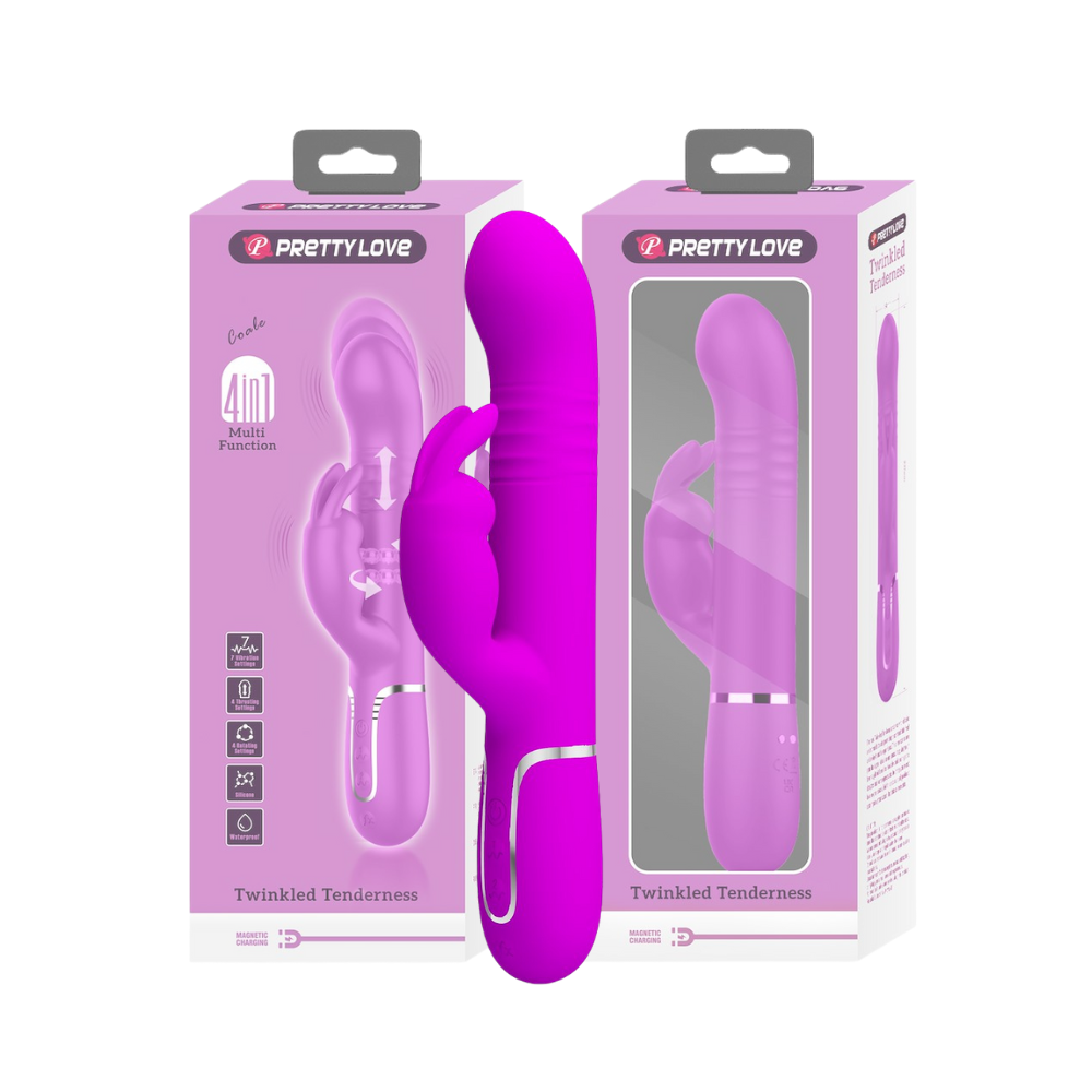 PRETTY LOVE Coale Premium Rabbit Vibrators 4 in 1