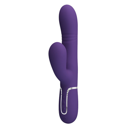 PRETTY LOVE - TWINKLED 4 in 1 Premium vibrators ar kustību/rolling funkciju