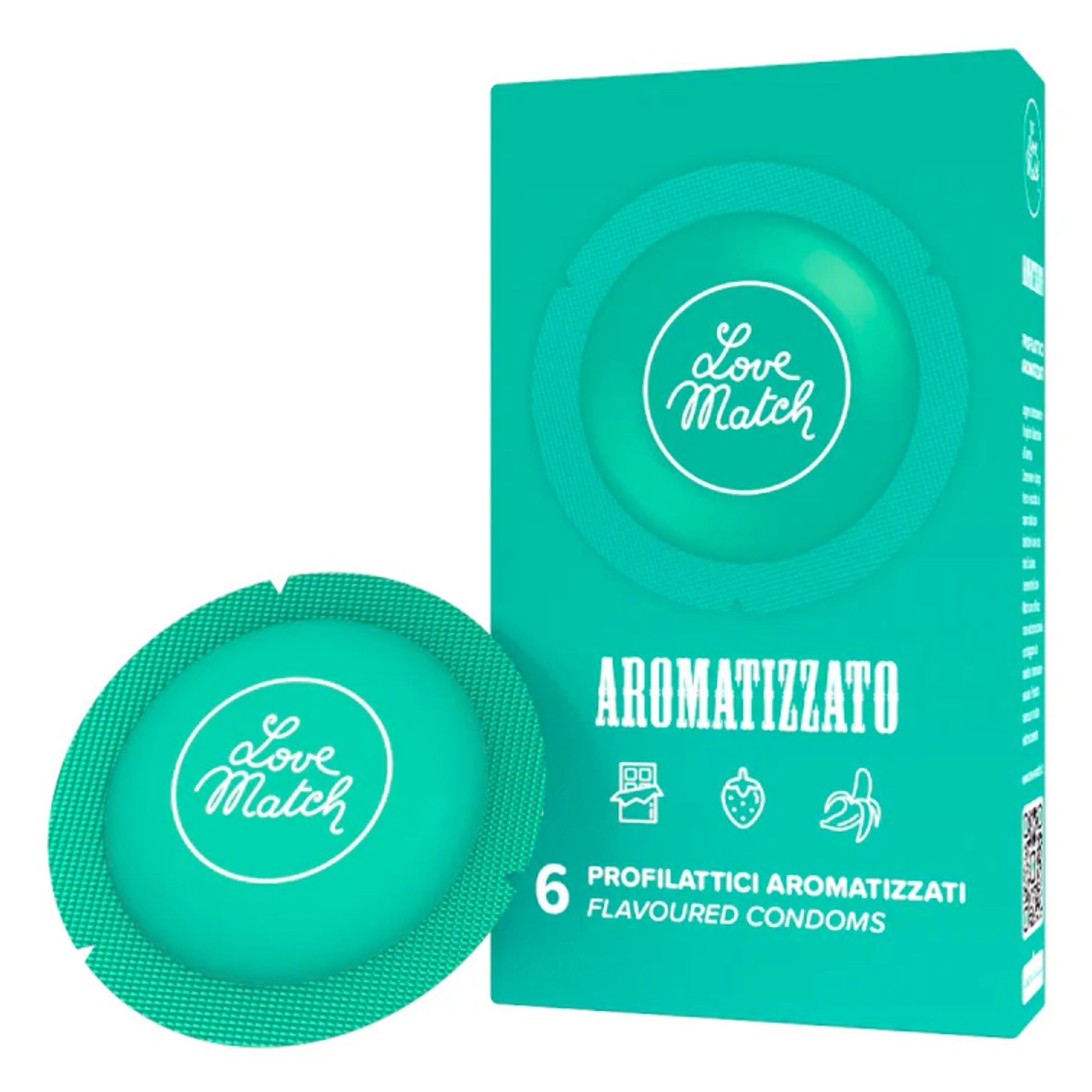 Prezervatīvi Love Match Aromatizēti 6 gab.