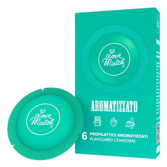 Prezervatīvi Love Match Aromatizēti 6 gab.