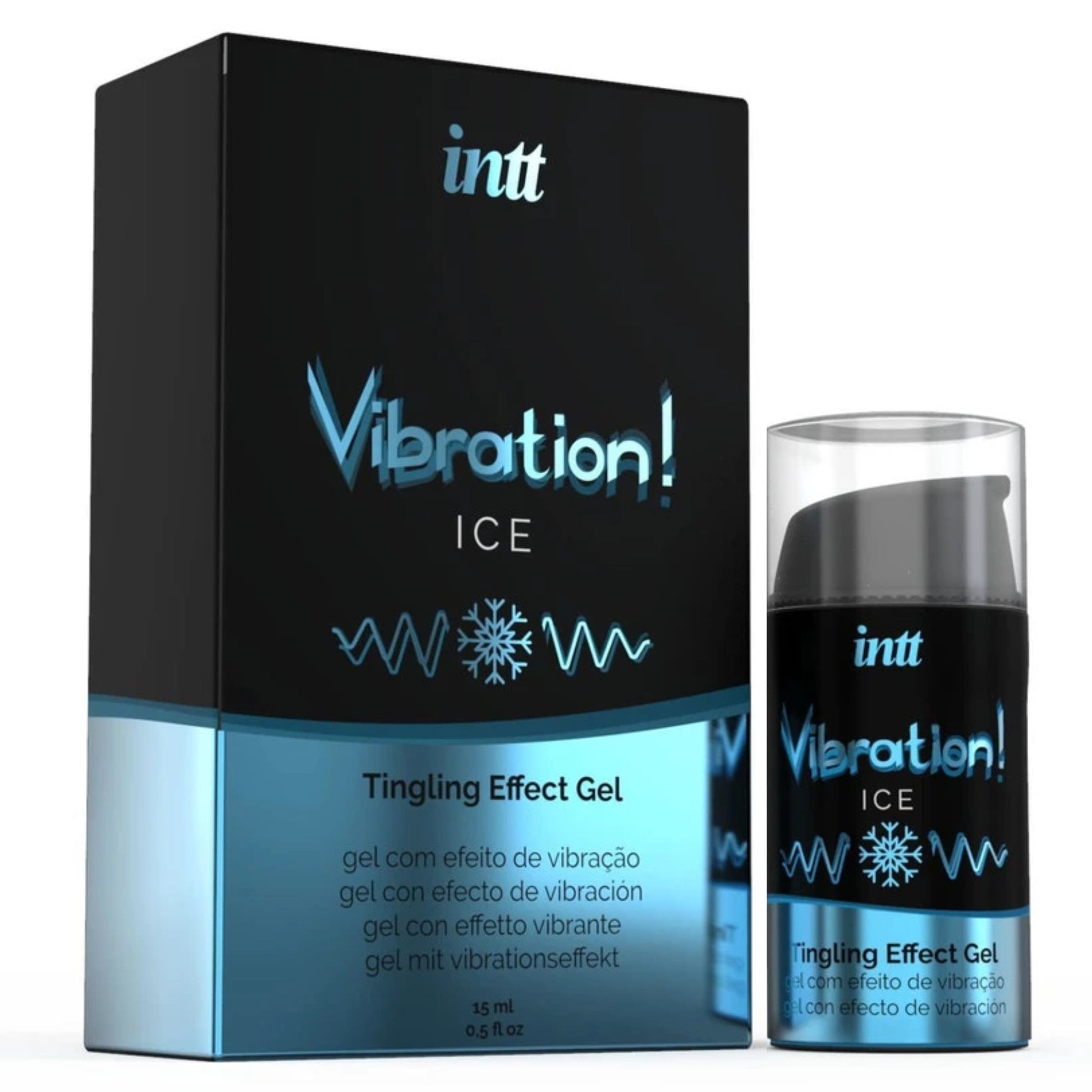 INTT Vibration! Ice atvēsinošs šķidrais vibrators ar piparmētras garšu (15 ml)