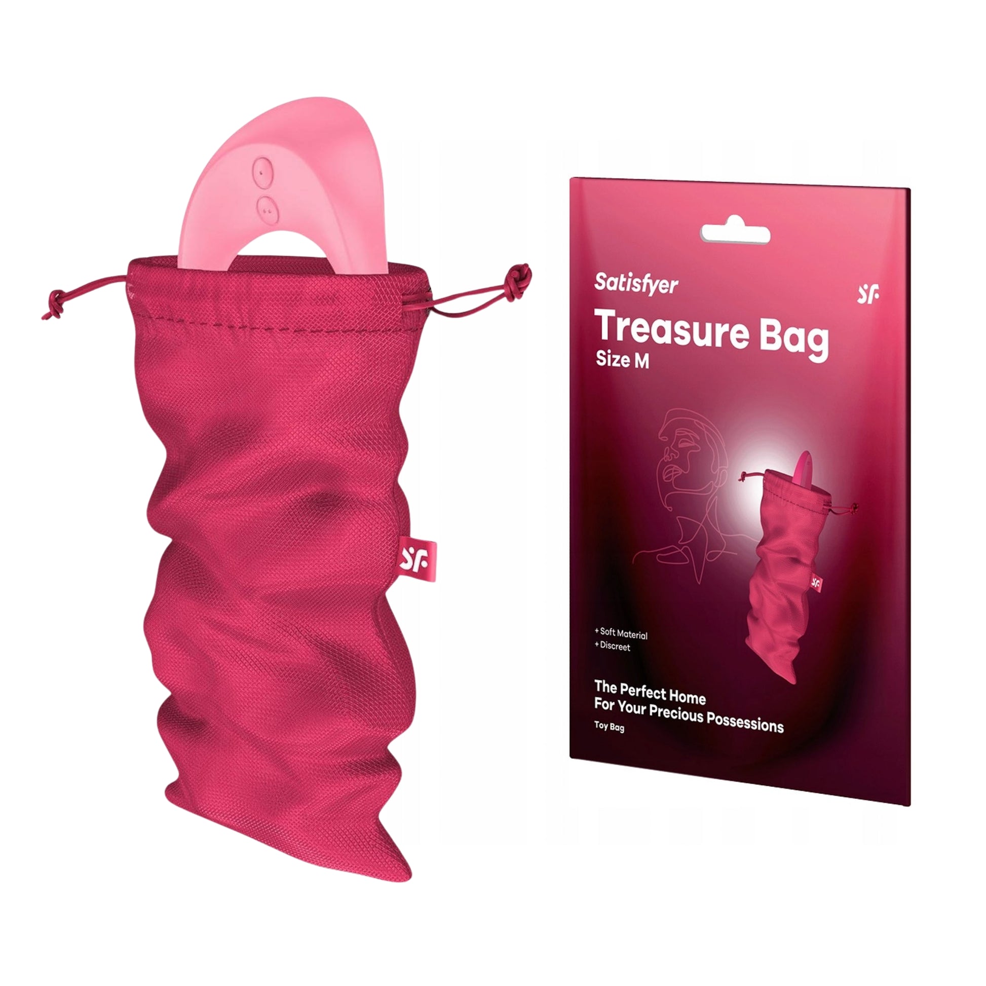 Satisfyer M maisiņš seksa rotaļlietu glabāšanai