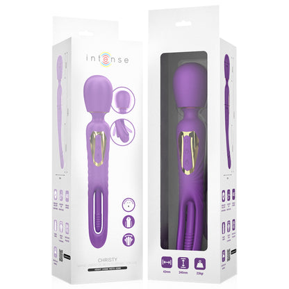 INTENSE Christy ūdensizturīgs silikona vibrators ar magnētisko USB uzlādi