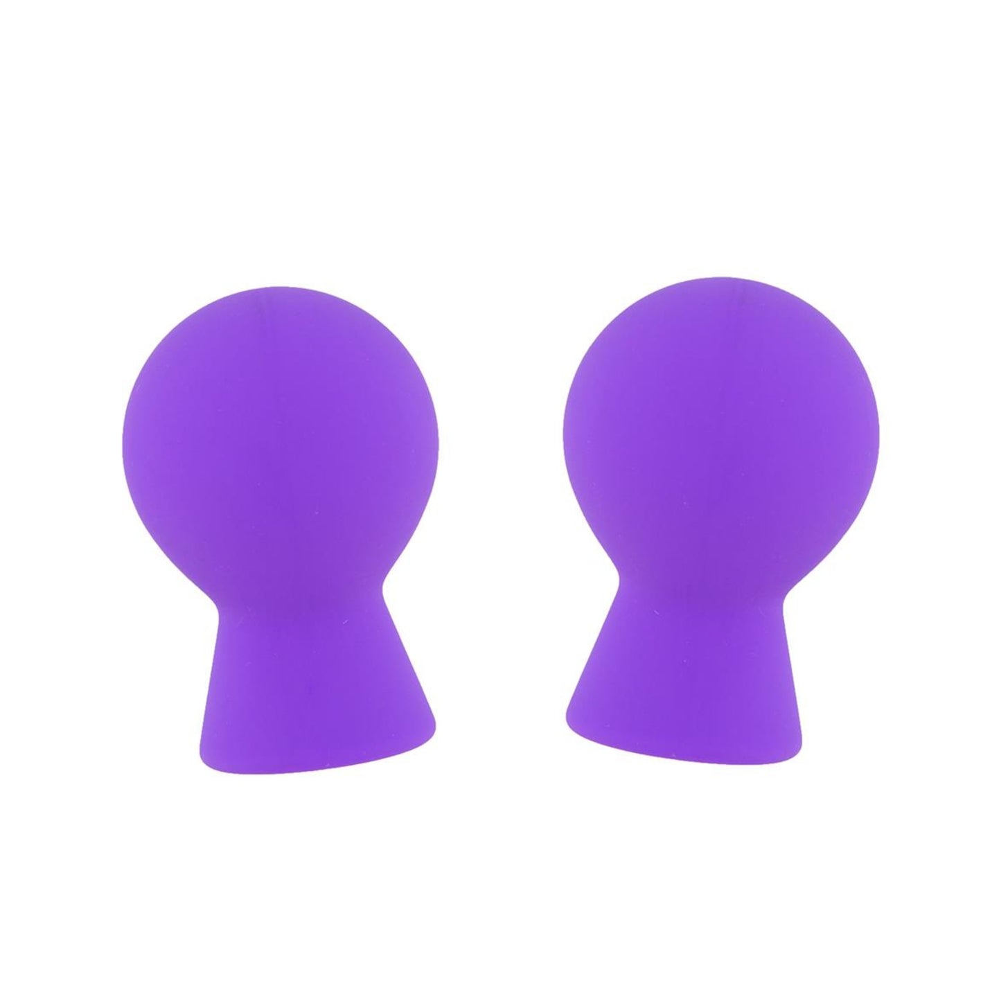 Dream Toys silikona krūšgalu sūknīši (violeti)