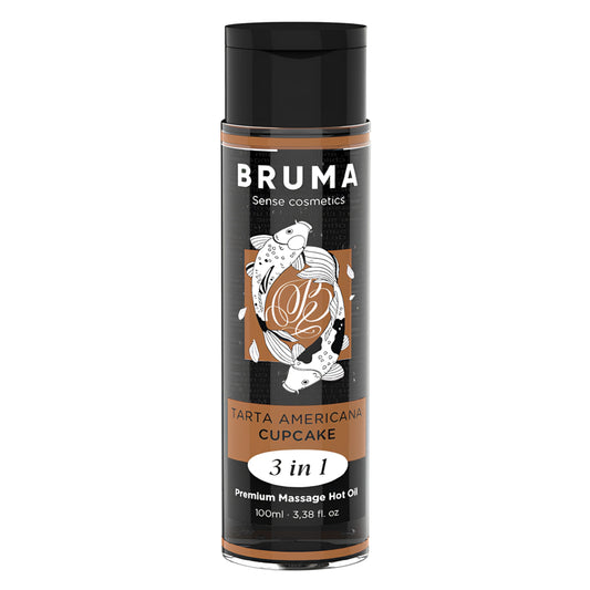 Sildoša masāžas eļļa 3in1 ar muffin garšu (100 ml) – BRUMA Premium