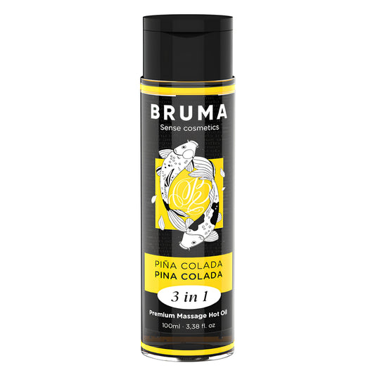 Sildoša masāžas eļļa 3in1 ar pina colada (100 ml) – BRUMA Premium