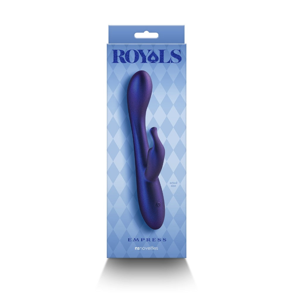 Premium vibrators ar klitora stimulatoru – Royals Empress Metallic Blue