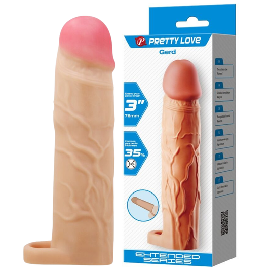 PRETTYLOVE GERD - Locekļa uzmava +7.6 cm garumam, +35% biezumam