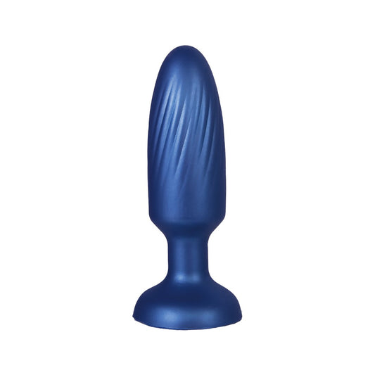 Silikona anālais spraudnis Metalic blue ar tekstūru (8.9 cm) - NMC G-Stuck